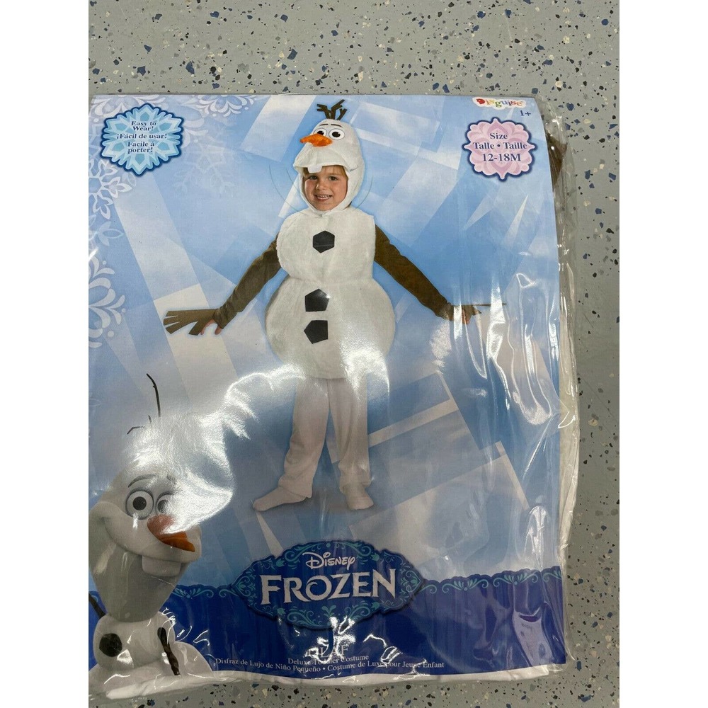 OLAF Disney Frozen Child Deluxe Plush Snowman Costume by Disguise 12-18M